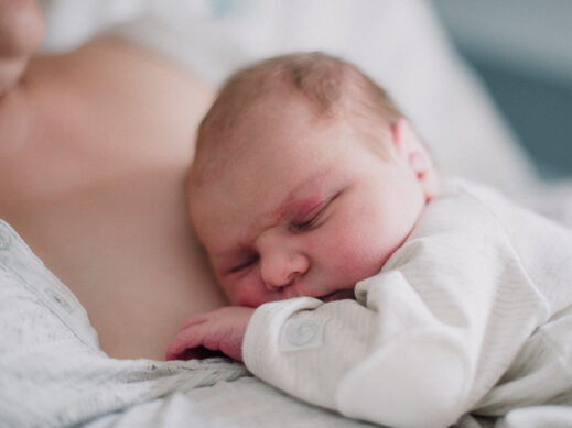 Foto de recién nacido en hospital Madrid